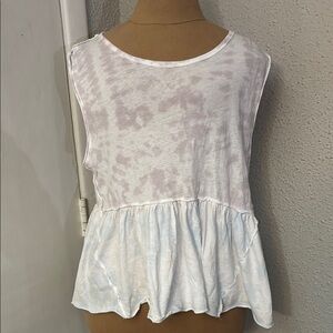 Free People We The Free Anytime Ombre Babydoll Tank Top XS Boho Festival Casual